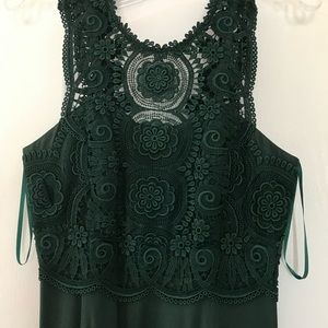 Beautiful green long dress